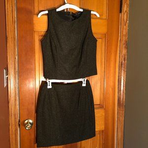 Forest Green Two Piece Suit Set